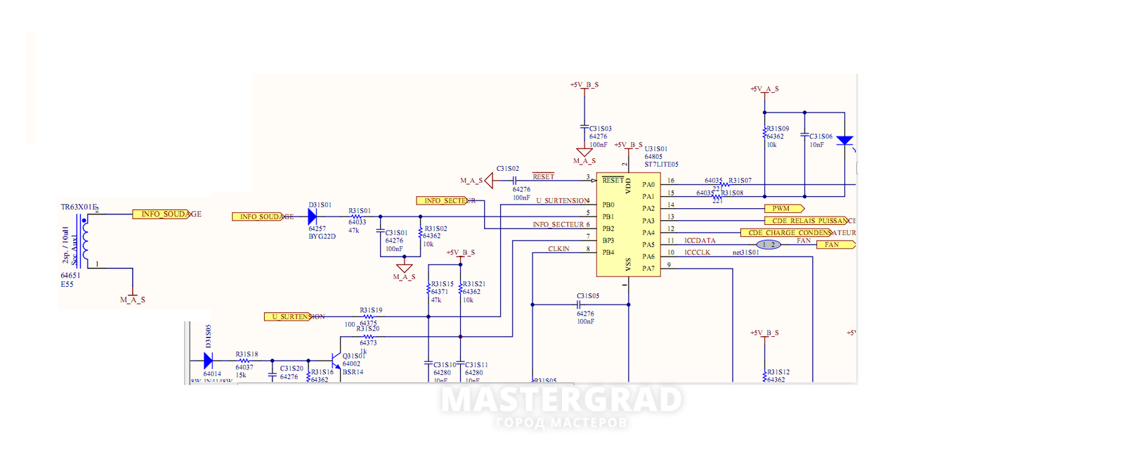 Inverter in 160 fubag схема