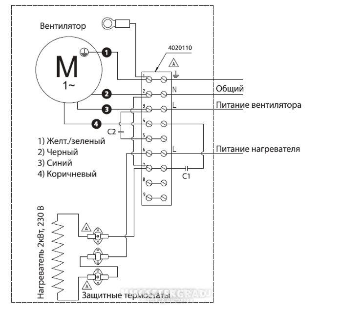 Polar bear вентилятор схема подключения