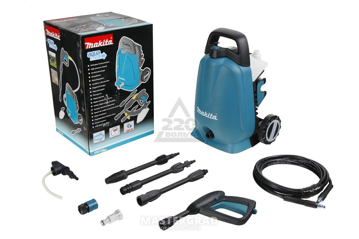 Мойка высокого давления MAKITA HW102 1300Вт 360л/ч макс.100Бар 4.4кг купить  за 5411 руб., Санкт-Петербург Мастер Маркет (Барахолка)