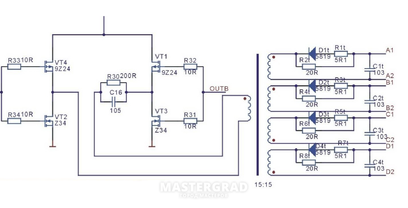 Forward 181 igbt схема