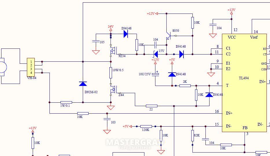 Птк мастер tig 200 p ac dc d92 схема