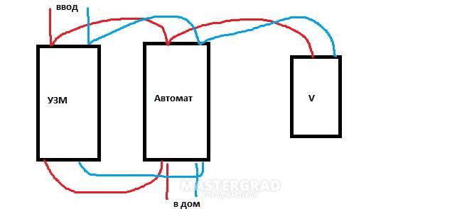 Байпас для реле напряжения схема