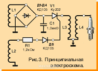 Схема зажигания крота мб 1