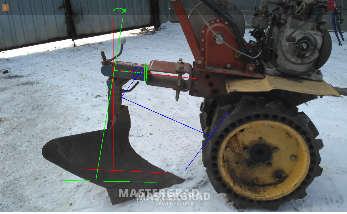 Плуг для мотоблока каскад фото