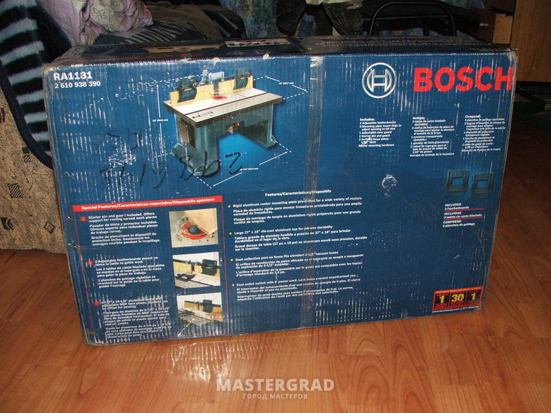 Фрезерный стол bosch ra1181 benchtop router table