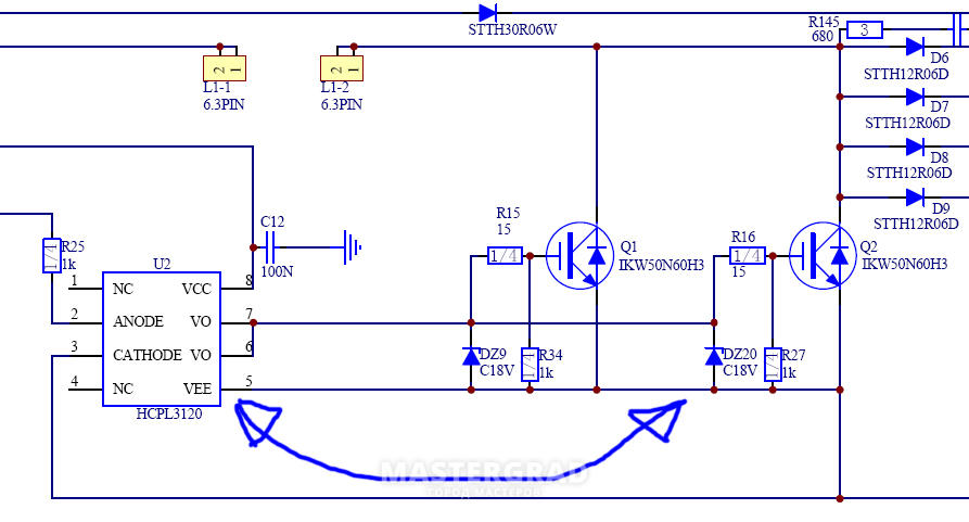 Hcpl316 схема включения