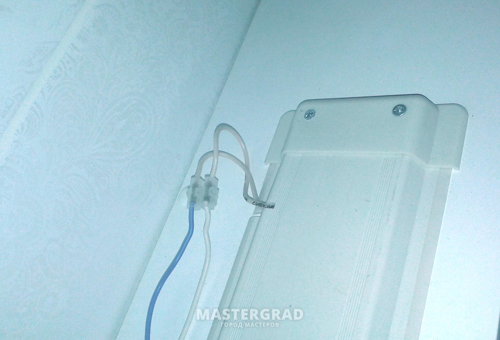 подключение подсветки шкафа в ванной