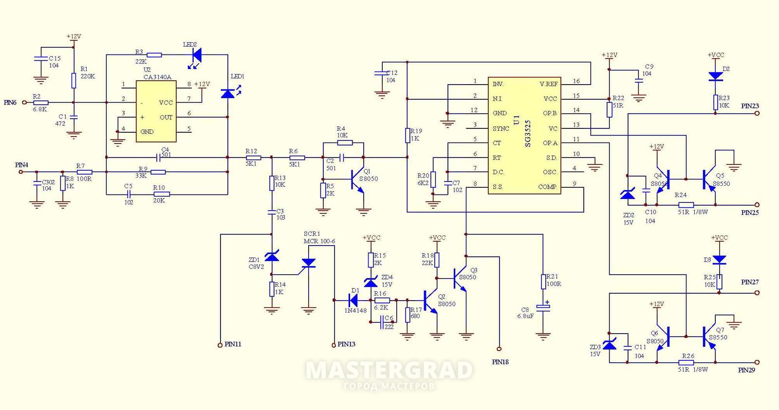 Intec 255s схема redbo