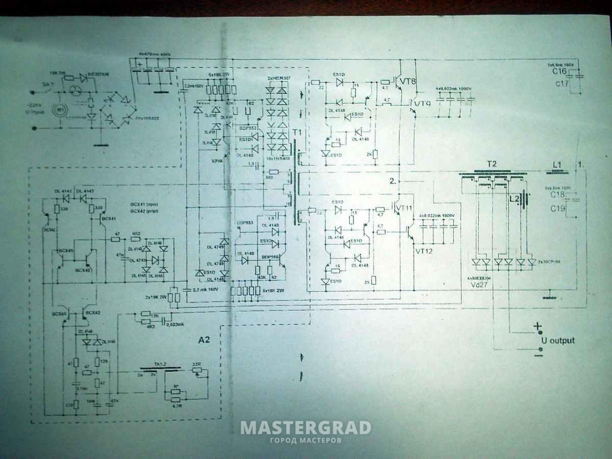 Схема сварочного инвертора вд 201 неон