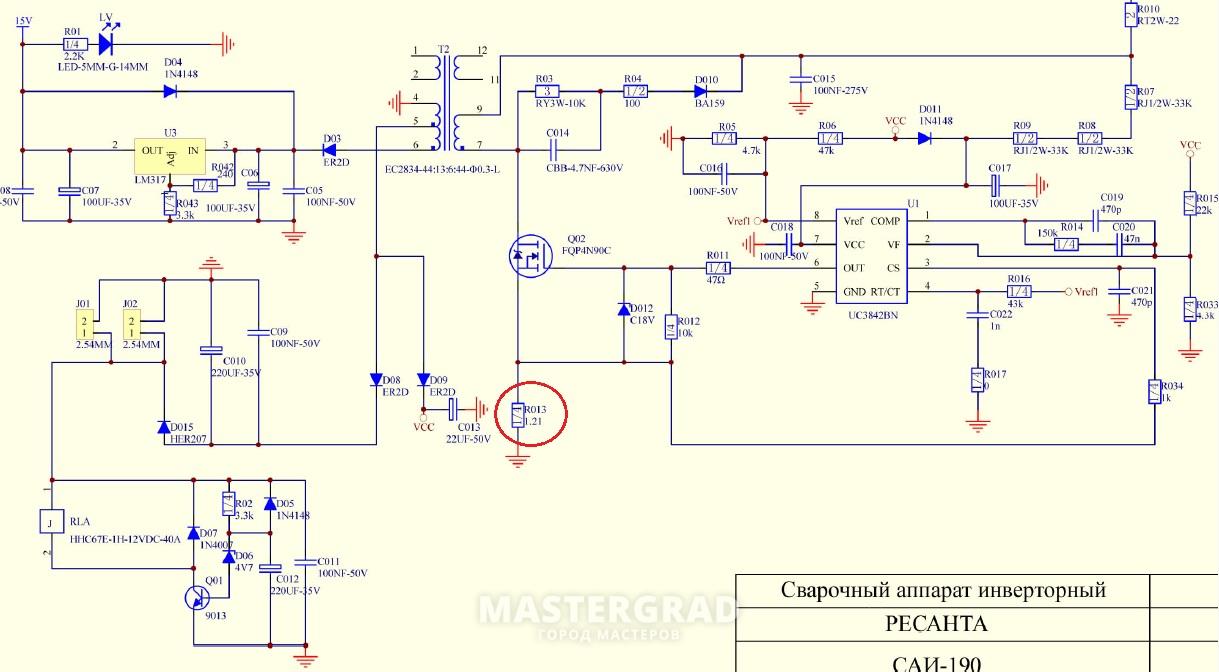 Mc33074dg схема включения ресанта