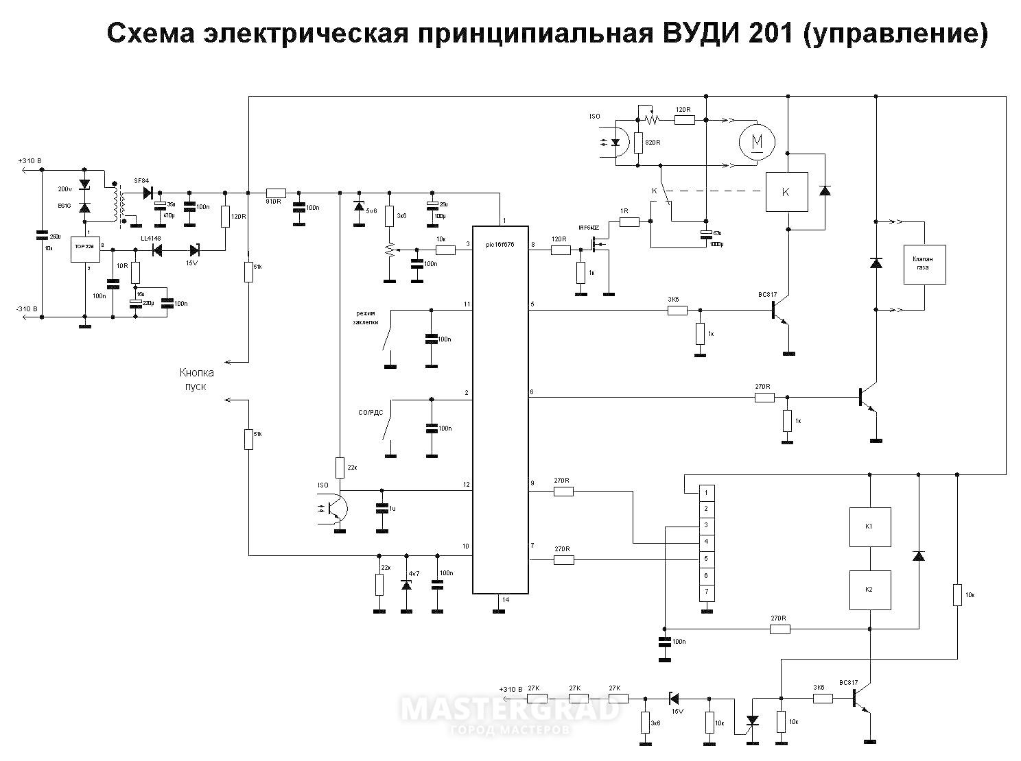 Сонар уз 201 схема