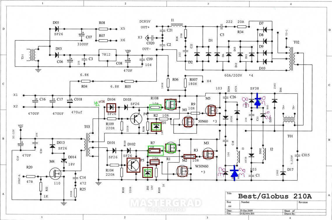 Invermig 253 foxweld схема