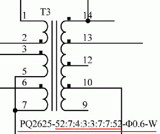 Трансформатор rt w06b схема