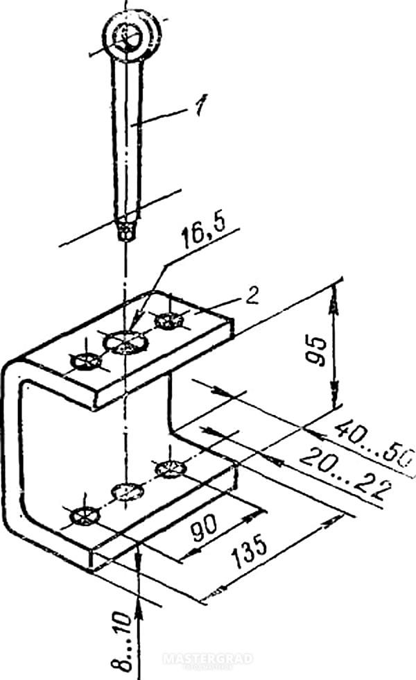 Универсальная сцепка для мотоблока своими руками чертежи и размеры