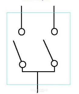 Схема подключения двухполюсного выключателя