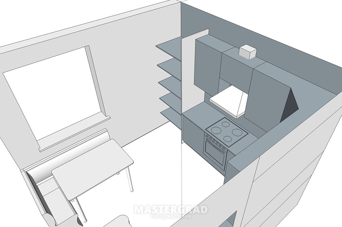 кухня в ПД-4 (трешка) - Mastergrad - крупнейший форум о строительстве и  ремонте. Форум № 229090. Страница 1 - Мебель и дизайн интерьеров