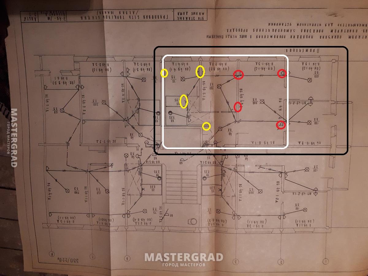 Схема электропроводки в двушке в доме типа II-49 (Москва, Соловьиный  проезд, д. 8) - Mastergrad - крупнейший форум о строительстве и ремонте.  Форум № 304454. Страница 1 - Электрика