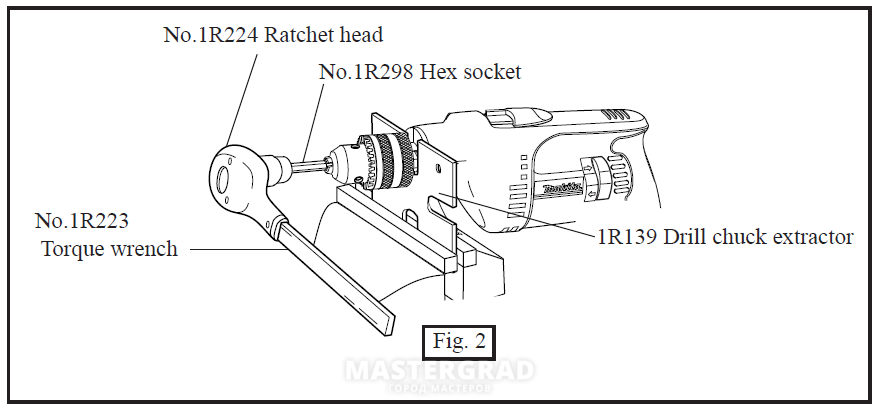 Схема патрона шуруповерта макита