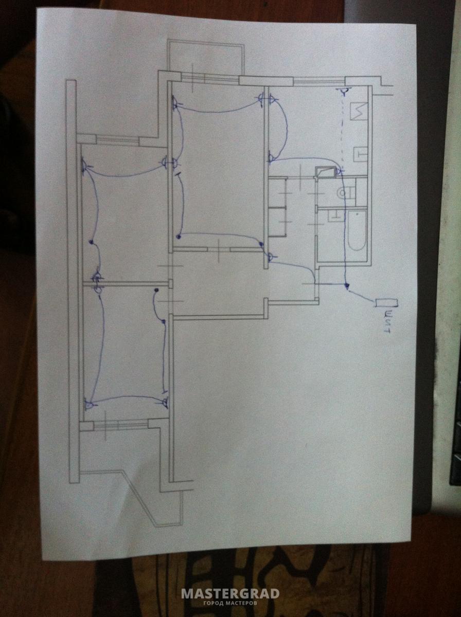 План проводки в серии П3 - Mastergrad - крупнейший форум о строительстве и  ремонте. Форум № 67503. Страница 1 - Электрика