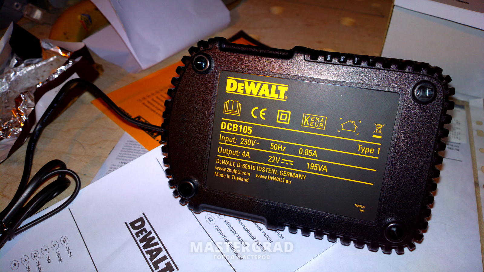 Схема dewalt dcb 105