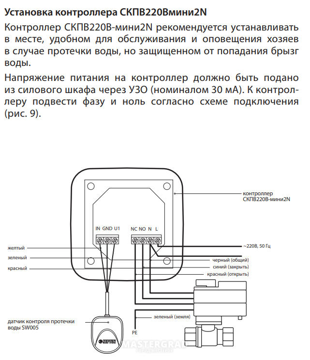 Скпв 220 мини схема подключения