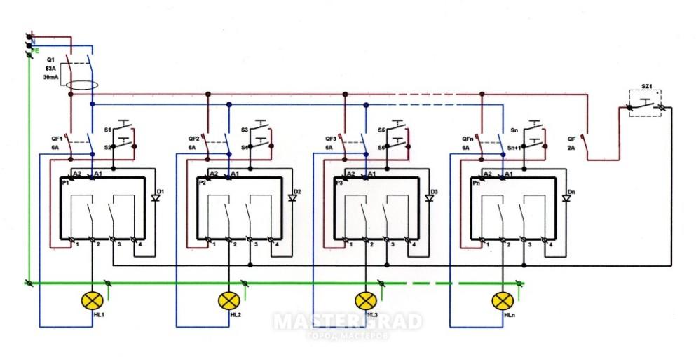 Мастер кнопка схема
