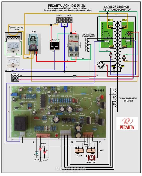 Ресанта асн 9000 3 эм схема