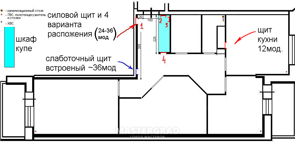 Ключ от электрощитка в подъезде чертеж