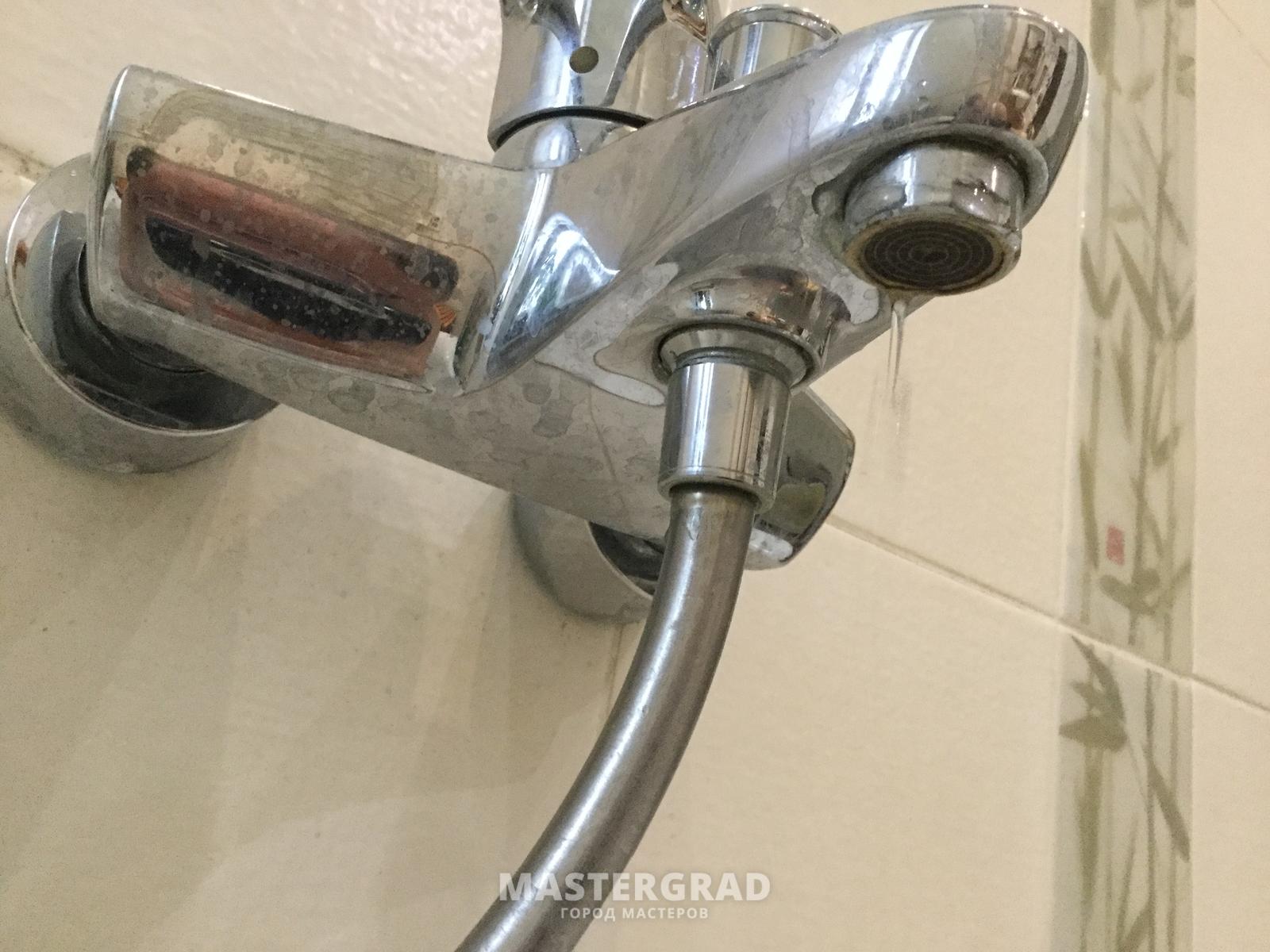 Ремонт смесителя для ванной с душем переключателя