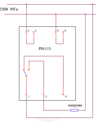 J52acm 0113 схема подключения