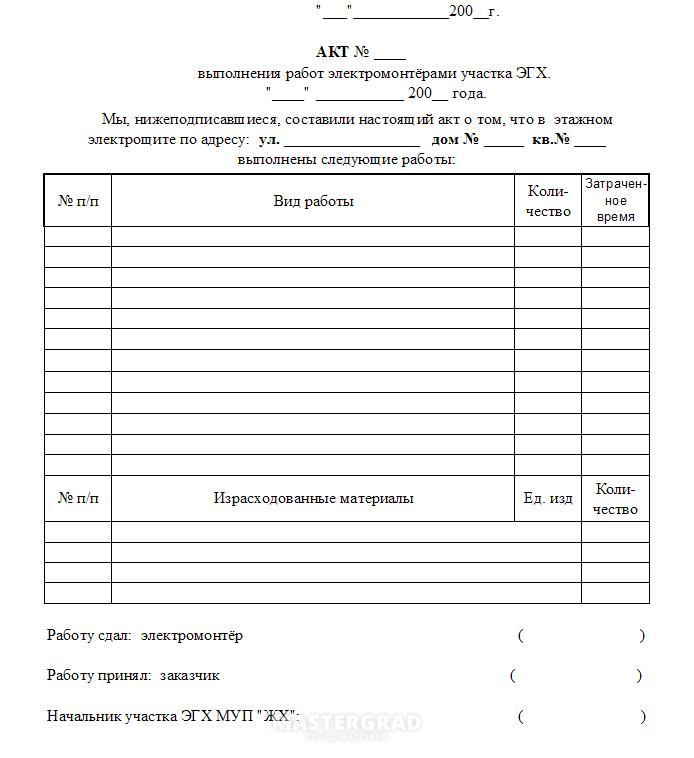 Образец обложки к комплекту технической документации по сдаче приемке электромонтажных работ