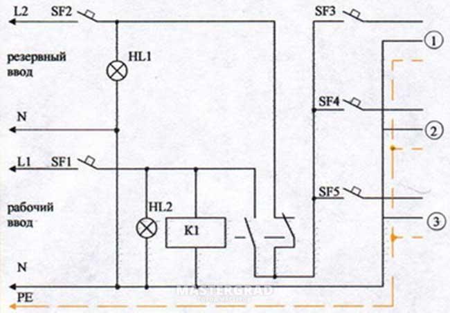 Расцепитель abb s2c a2 схема подключения